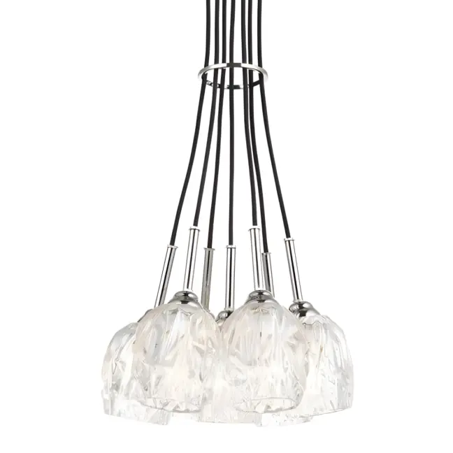 Lampa wisząca Rubin - kolor srebrny - FE/RUBIN/7P