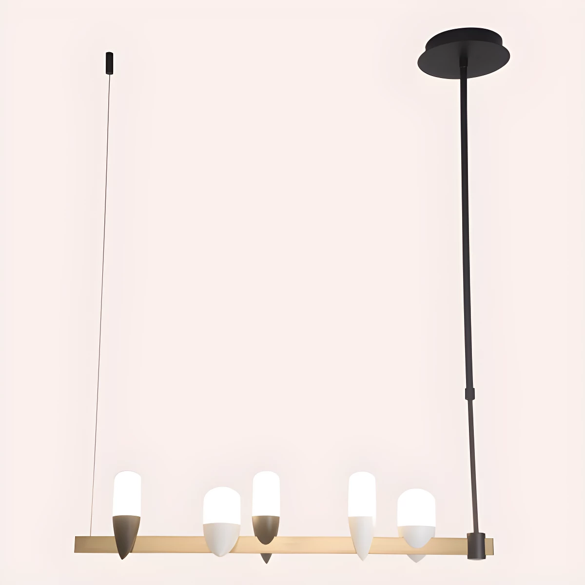 Lampa wisząca Sakai do oryginalnego salonu