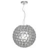 Lampa wisząca Serafina nad stolik w salonie