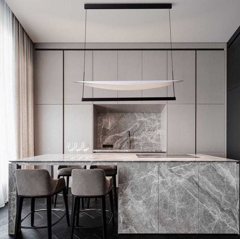 Lampa wisząca Sfumato 120 LED 81 W do oświetlenia wyspy kuchennej