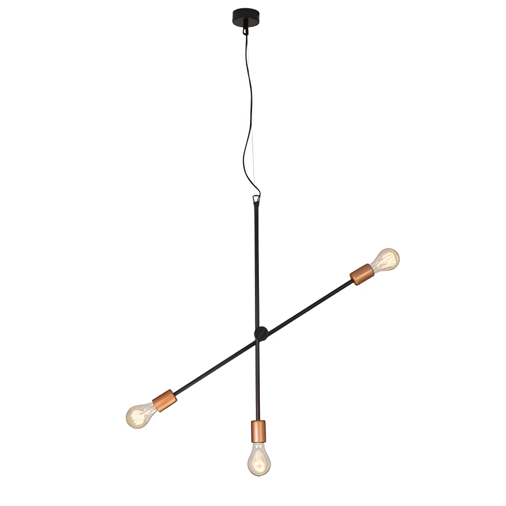 lumigo lampa wiszaca sticks kolor miedz czarny 6268