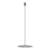 Wisząca lampa Simone w odcieniu umbry niebieskiej z płaskim kloszem