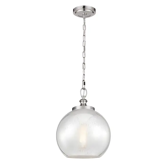 Lampa wisząca Tabby - kolor srebrny, transparentny - FE-TABBY-P-M