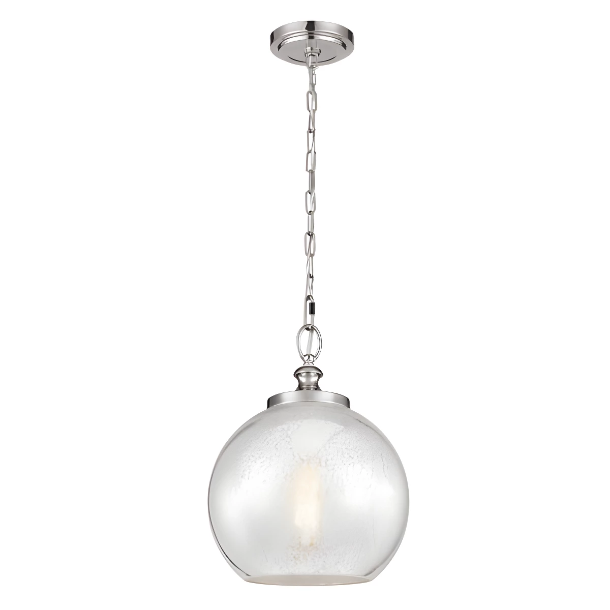 Lampa wisząca Tabby - kolor srebrny, transparentny - FE-TABBY-P-M