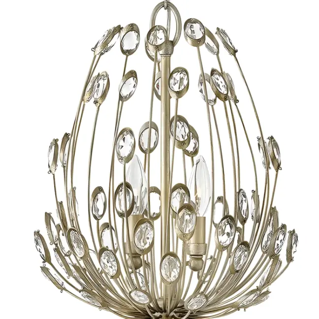 Lampa wisząca Tulah - kolor srebrny, złoty - HK/TULAH/3P