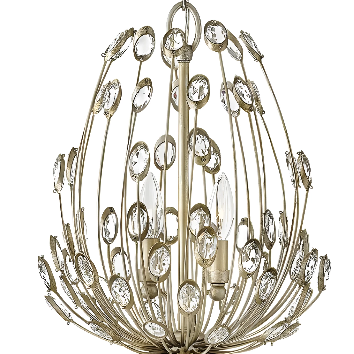 Lampa wisząca Tulah - kolor srebrny, złoty - HK/TULAH/3P