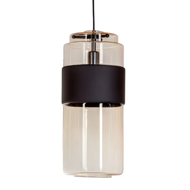 Lampa wisząca Umbriel Long - bursztynowa