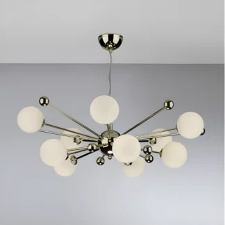 Lampa wisząca Ursa do salonie nad sofę