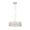 Lampa wisząca Verina  - kolor srebrny, transparentny - 76513