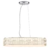 Lampa wisząca Verina  - kolor srebrny, transparentny - 76514