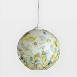 Lampa wisząca Cętki - kolor biały, żółty, Niebieski, Zielony - LGH0570