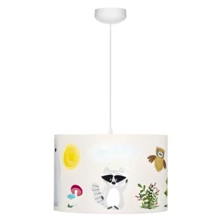 Lampa wisząca Przyjaciele z lasu - kolor biały - PRZYJACIELE Z LASU PENDANT