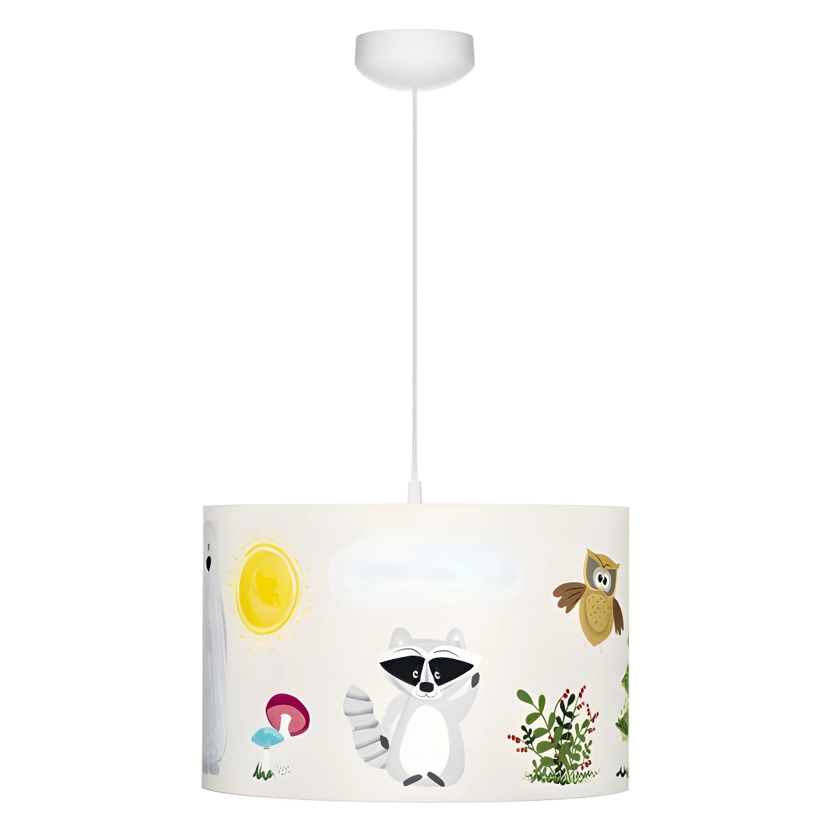 Lampa wisząca Przyjaciele z lasu - kolor biały - PRZYJACIELE Z LASU PENDANT