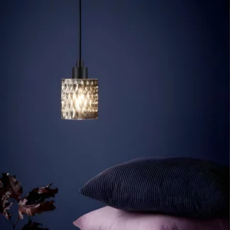 Lampa wisząca Hollywood - kolor transparentny, Szary - 46483047