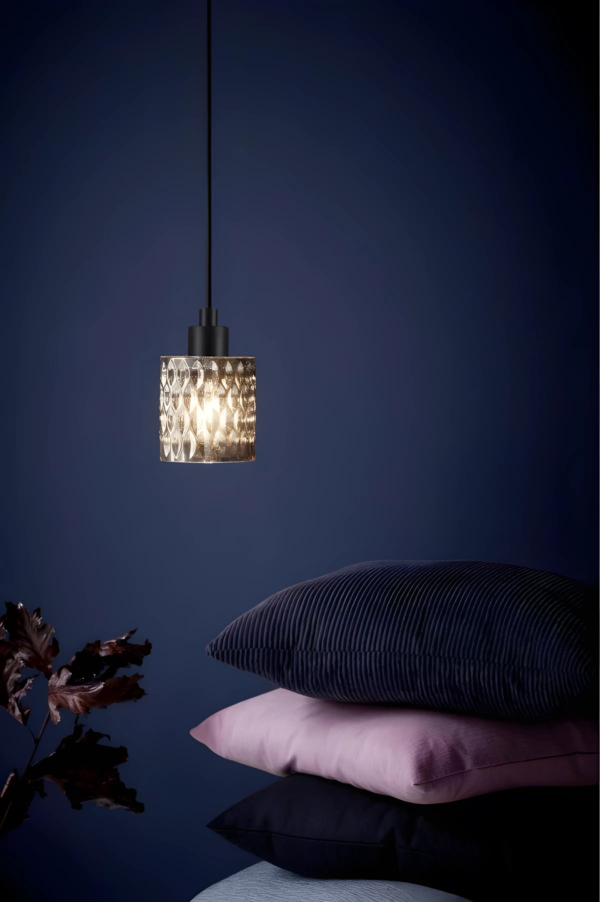 Lampa wisząca Hollywood - kolor transparentny, Szary - 46483047