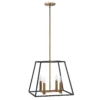 Lampa wisząca Fulton - kolor brązowy - HK/FULTON/4P