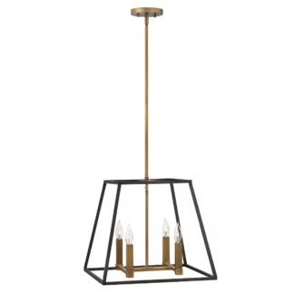 Lampa wisząca Fulton - kolor brązowy - HK/FULTON/4P