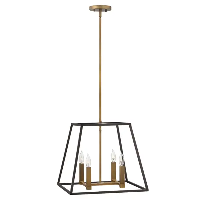Lampa wisząca Fulton - kolor brązowy - HK/FULTON/4P