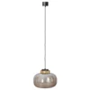 Bursztynowa szklana lampa Boom LED - do kuchni