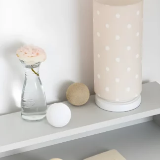 Lampka nocna Lovely Dots Beige w kropeczki