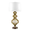 Lampa stołowa Octavia - kolor beżowy, biały, złoty - GN/OCTAVIA/TL GD