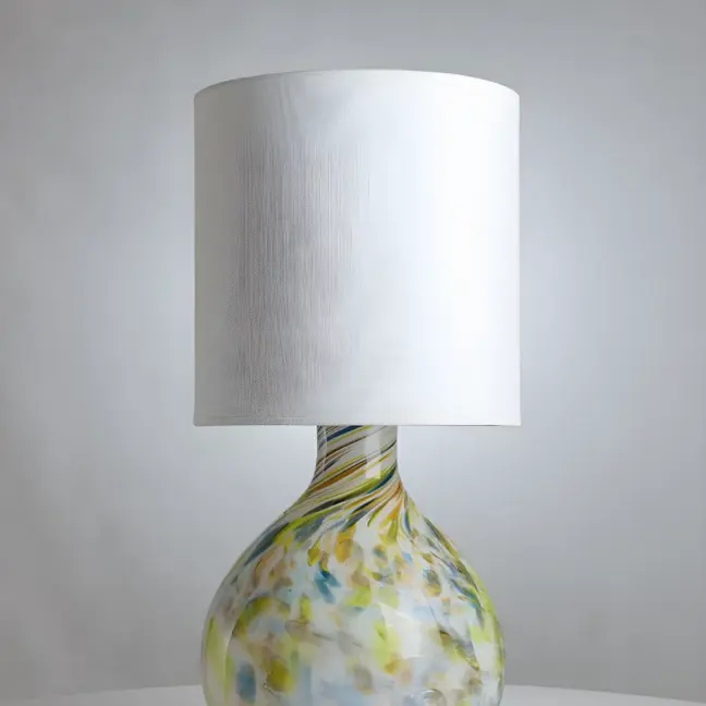 Lampa stołowa Cętki - kolor biały, żółty, Niebieski, Zielony - LGH0585