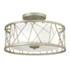 Lampa sufitowa Nest  - kolor biały, srebrny - HK/NEST/SF SL