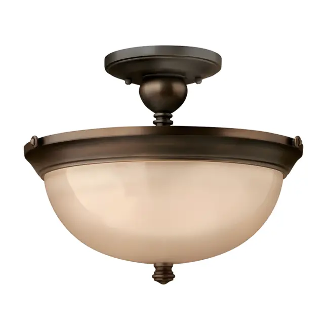Lampa sufitowa Industrial - kolor beżowy, brązowy - HK/MAYFLOWER/SF