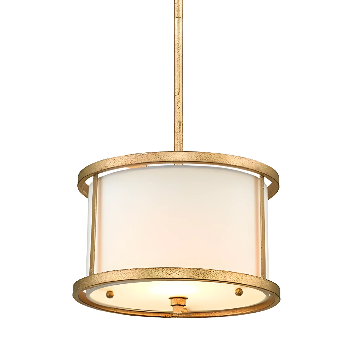 Lampa wisząca Lemuria - kolor biały, złoty - GN/LEMURIA/MP