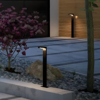 Lampa zewnętrzna Ryse jako doświetlenie podjazdu