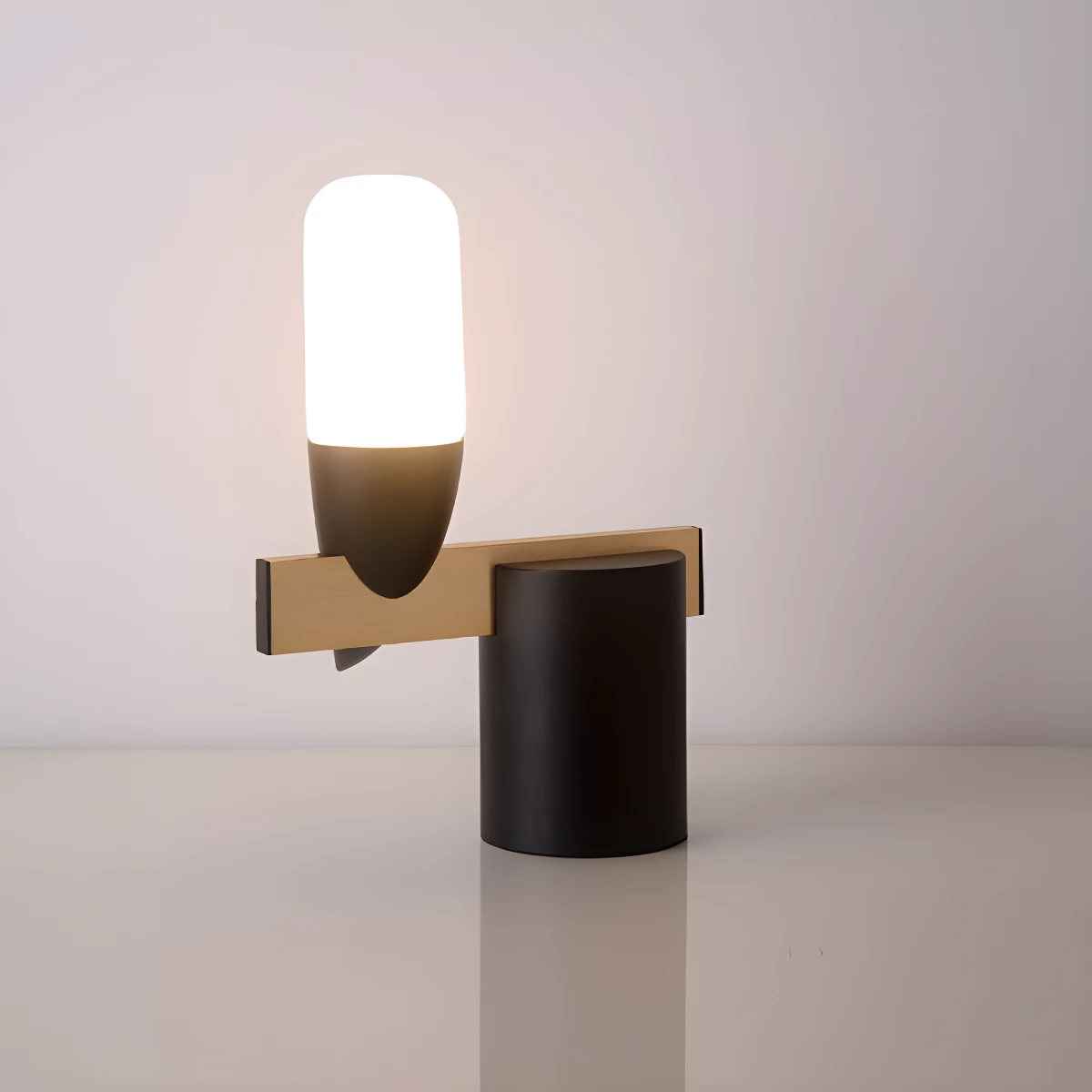 Nowoczesna lampa stołowa Sakai - LED - dekoracyjna żarówka