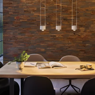 Ledowa lampa wisząca Aldan - nad stół do salonu