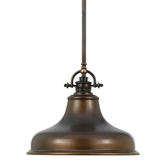 Szeroka lampa wisząca industrialna do kuchni - Bistro