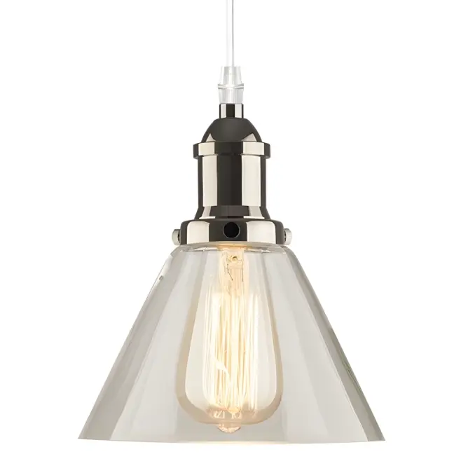 Potrójna lampa wisząca - New York Loft No. 1 - transparentna - LA034/CO3_chrom