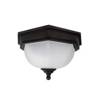 Lampa sufitowa Fairford - kolor biały, brązowy - GZH/FF12