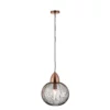 Metalowa lampa Nicola - Endon Lighting - ażurowa - miedź
