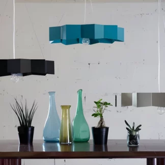 Lampa wisząca Geo - kolor Zielony - LGH0534