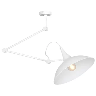 Biała lampa sufitowa Melos - loftowa
