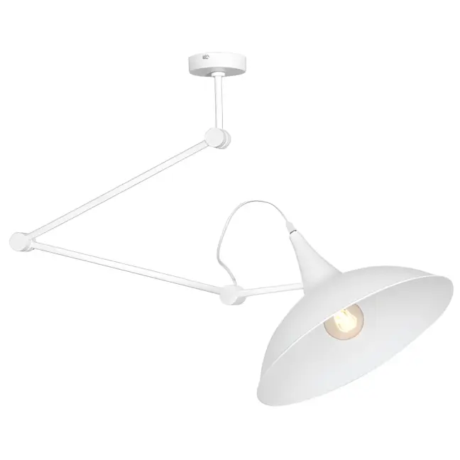 Biała lampa sufitowa Melos - loftowa