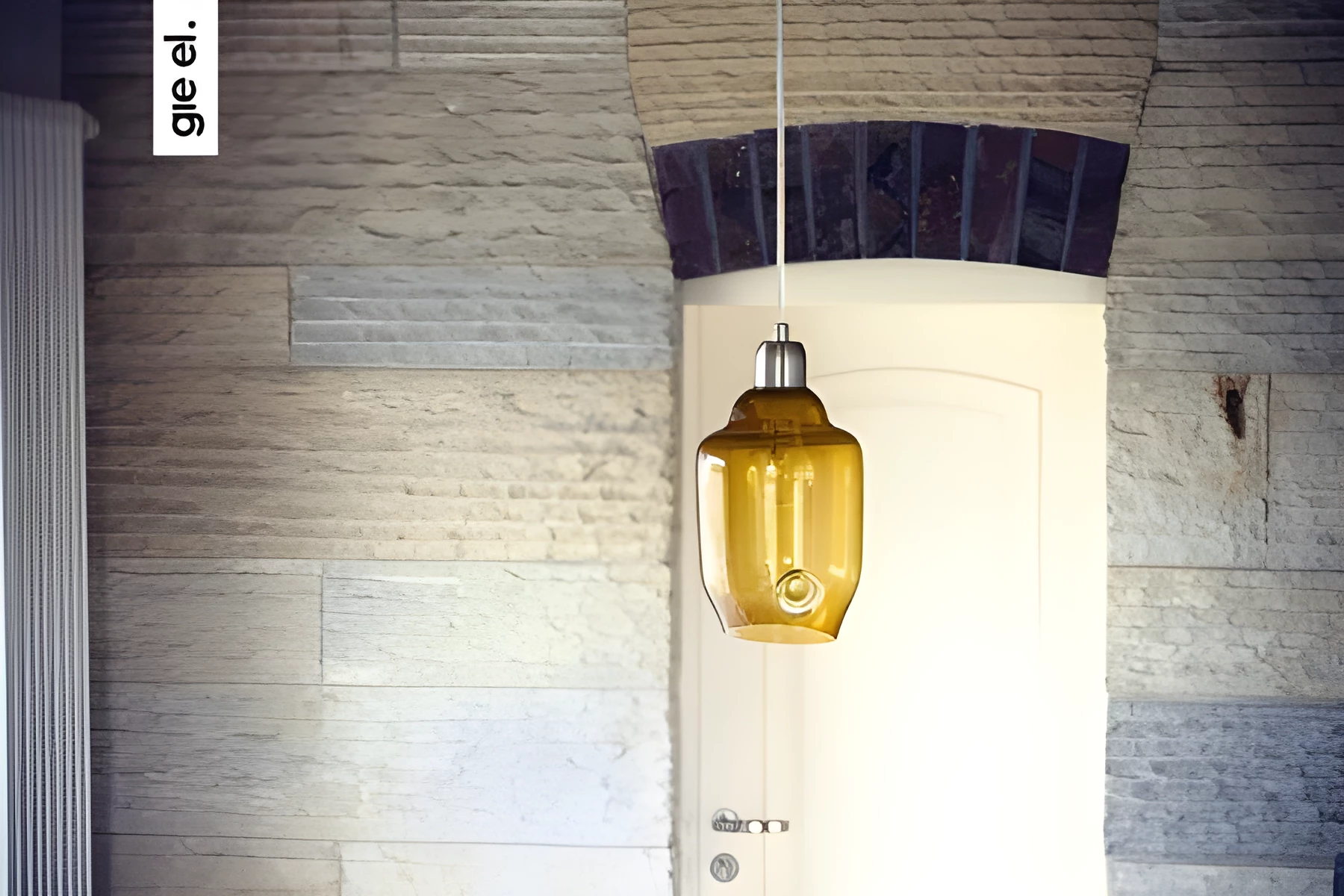 Lampa wisząca Color - kolor żółty - LGH0060