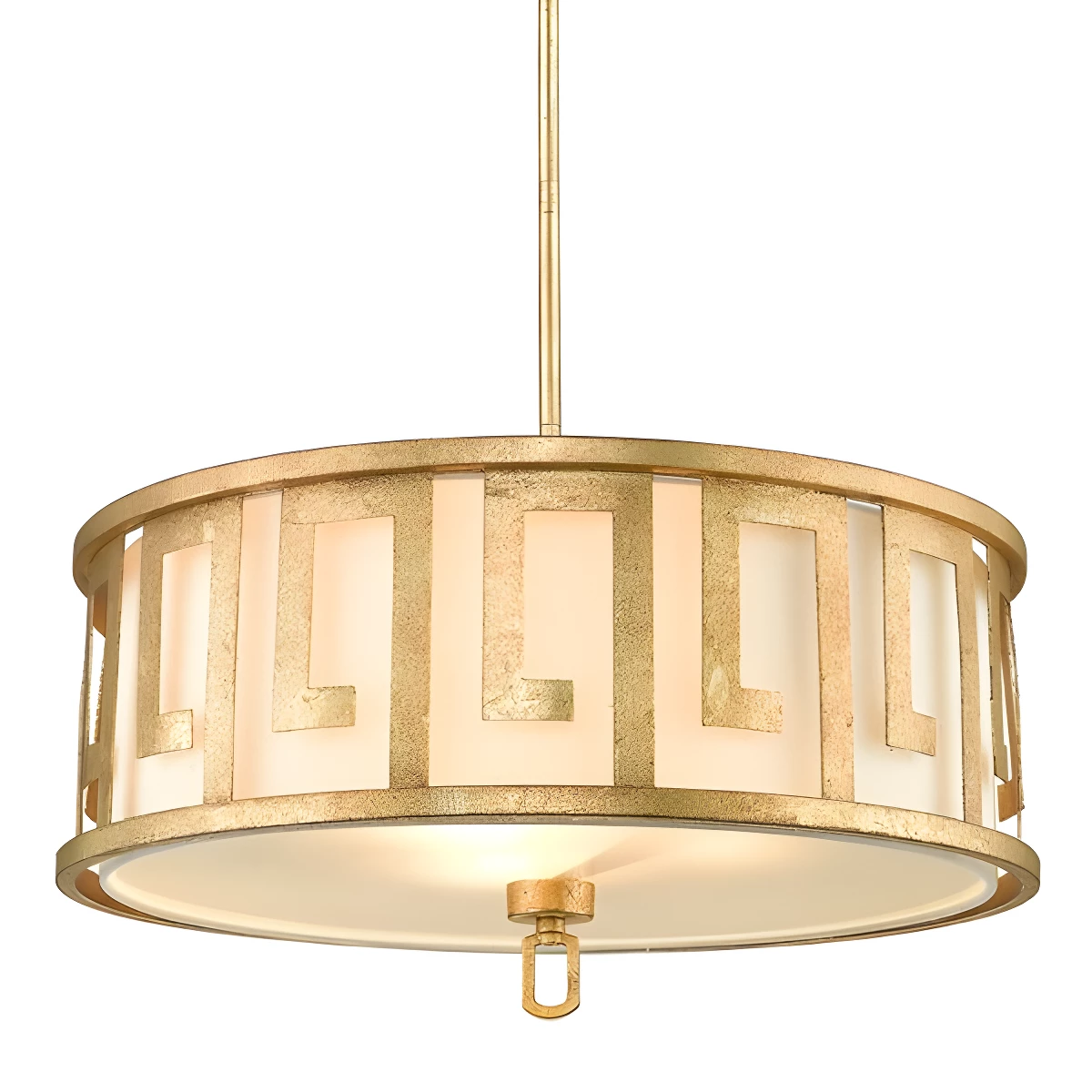 Lampa wisząca Lemuria - kolor biały, złoty - GN/LEMURIA/P/L