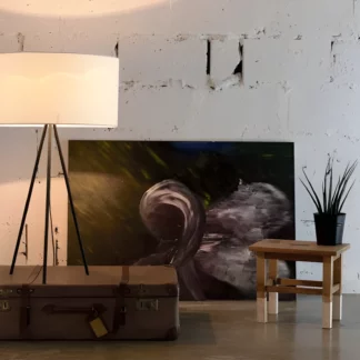 Lampa stołowa Simple - kolor biały - LGH0511