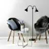 Lampa podłogowa Ray - kolor Czarny - 63224003