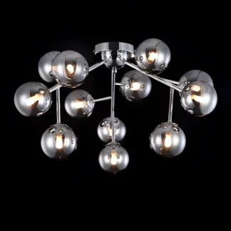 Lampa sufitowa Dallas - kolor Szary - MOD545PL-12CH