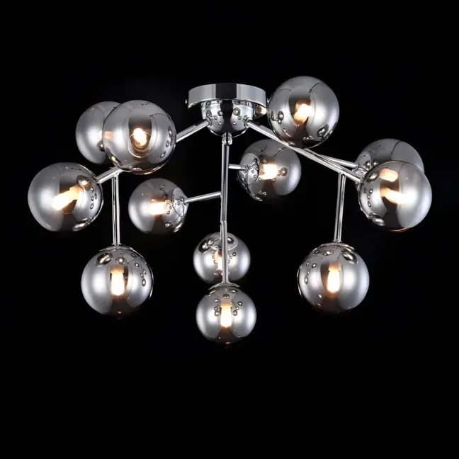 Lampa sufitowa Dallas - kolor Szary - MOD545PL-12CH