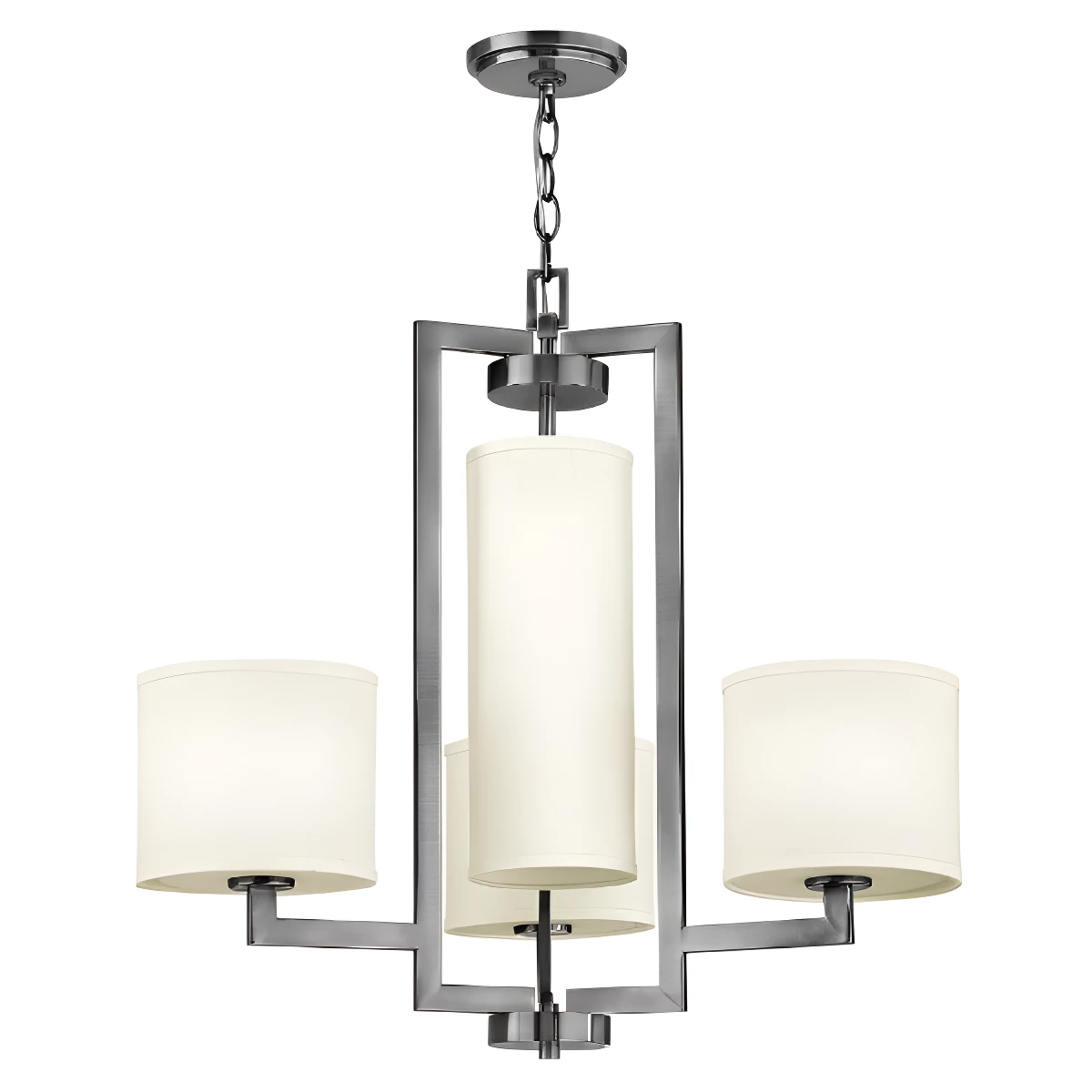 Żyrandol Leia - kolor biały, srebrny - HK/HAMPTON4