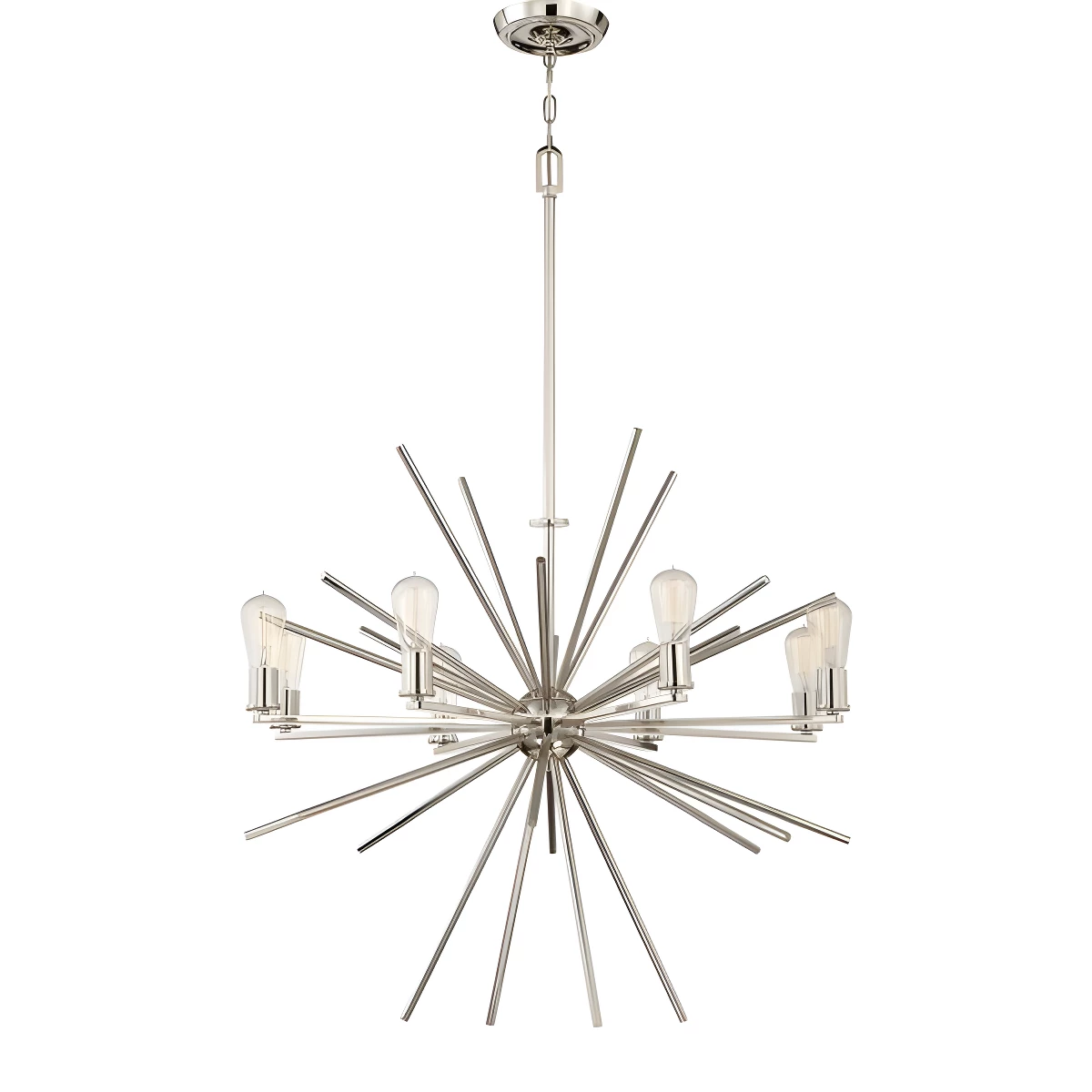 Nowoczesny żyrandol do salonu - Sputnik na 8 żarówek