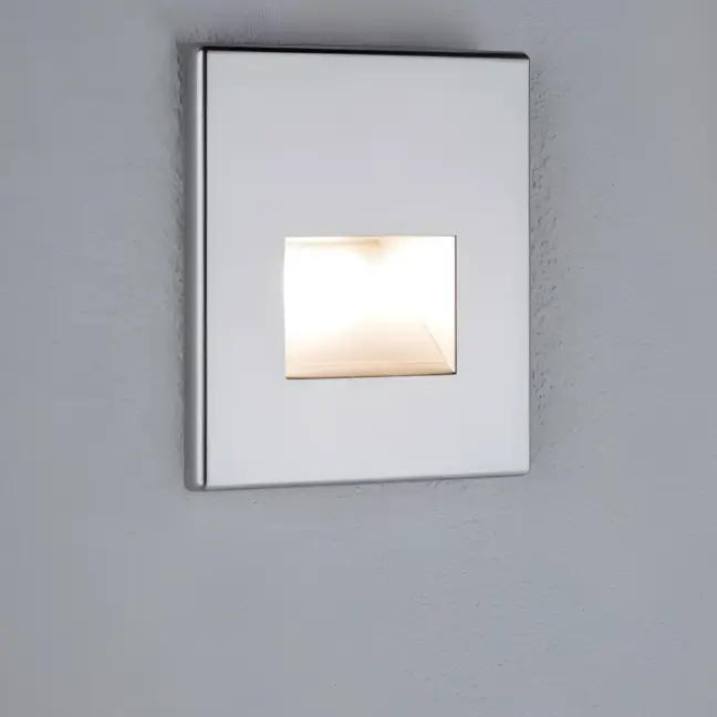 Oczko ścienne podtynkowe Edge - kwadratowe LED