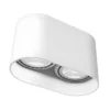 Oczko - spot Oval  - kolor biały - 9241