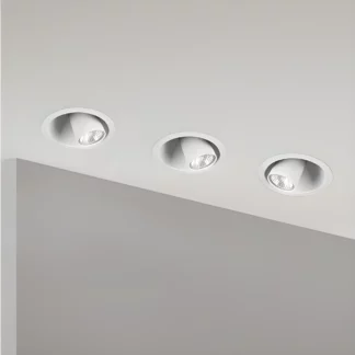 Oczko sufitowa Dot - białe